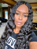 "Mrs. Catch me if you can" Deep Wave/Curly Wig Closure Unit