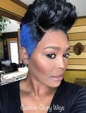 "Ms. Tapp -N " Pixie Wig Unit with Lace Closure