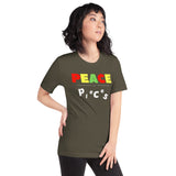 PEACE over piece --- Short-Sleeve Unisex T-Shirt