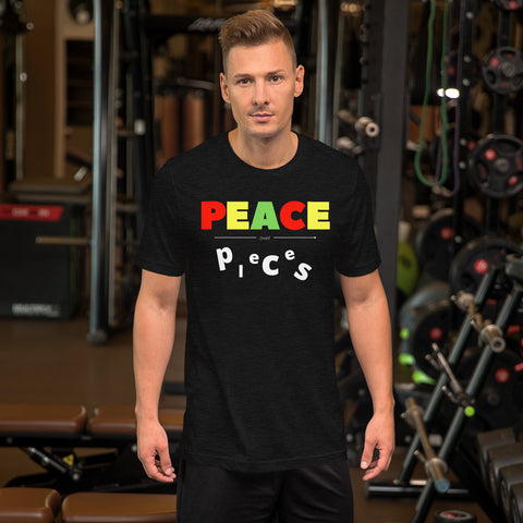 PEACE over piece --- Short-Sleeve Unisex T-Shirt