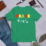 PEACE over piece --- Short-Sleeve Unisex T-Shirt