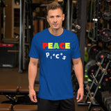 PEACE over piece --- Short-Sleeve Unisex T-Shirt